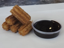Churro Bites with Chocolate Dipping Sauce